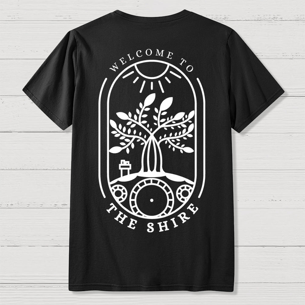 Shire Shirt Lord of Hobbiton Front And Back Printing  T-Shirt