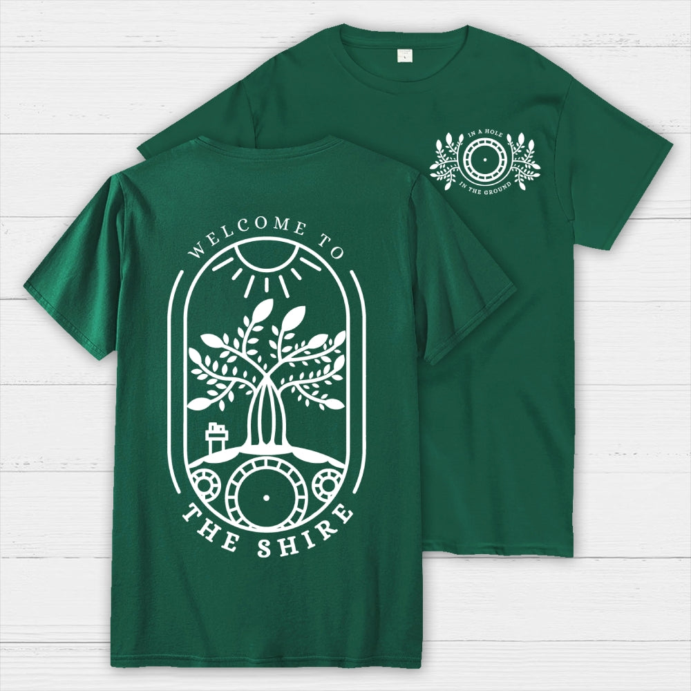 Shire Shirt Lord of Hobbiton Front And Back Printing  T-Shirt