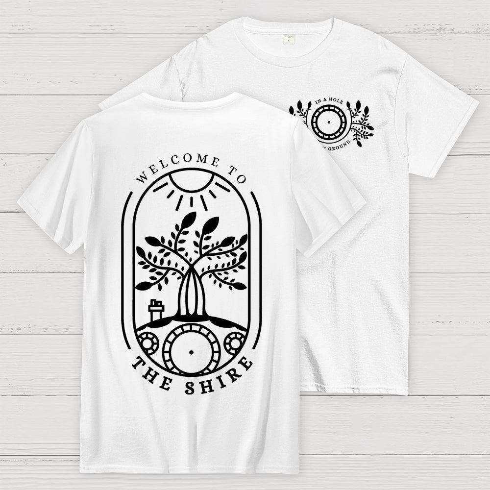 Shire Shirt Lord of Hobbiton Front And Back Printing  T-Shirt