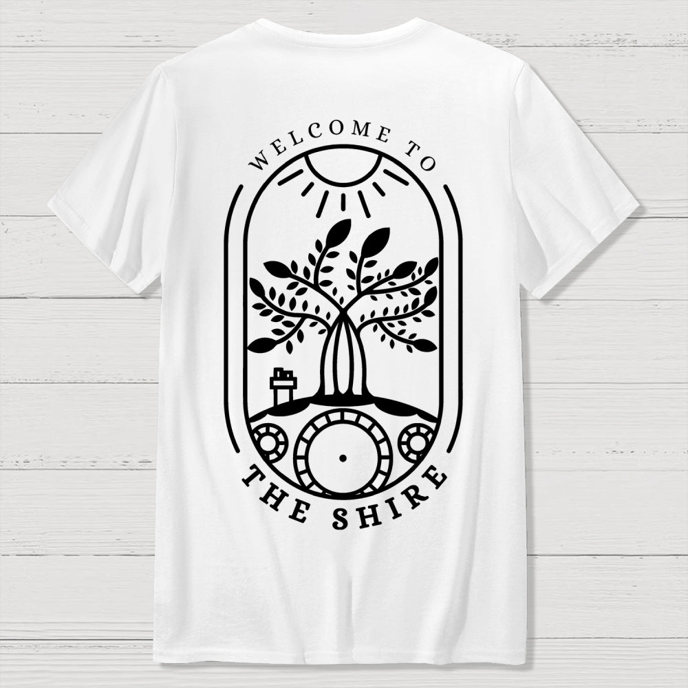 Shire Shirt Lord of Hobbiton Front And Back Printing  T-Shirt