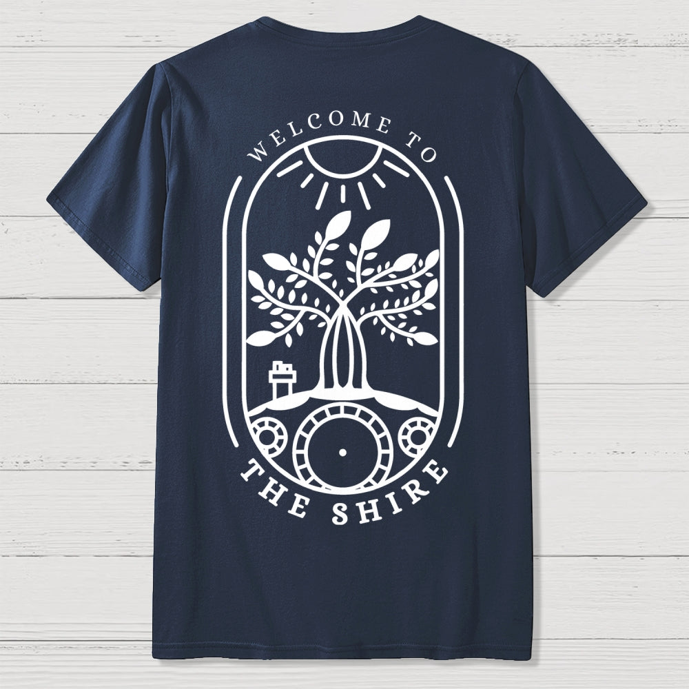 Shire Shirt Lord of Hobbiton Front And Back Printing  T-Shirt