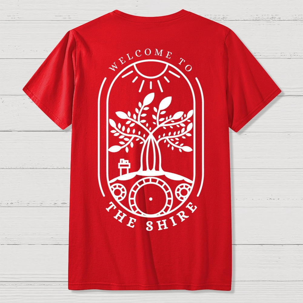 Shire Shirt Lord of Hobbiton Front And Back Printing  T-Shirt