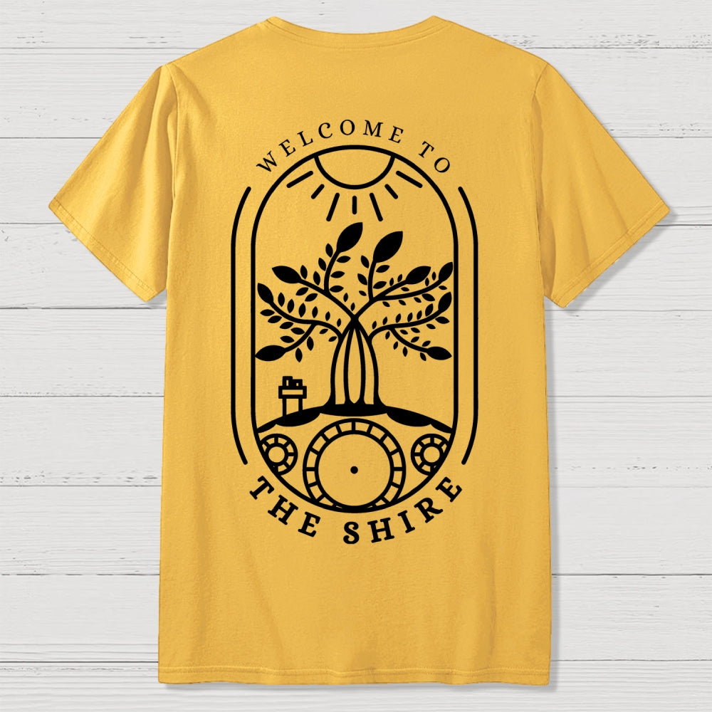 Shire Shirt Lord of Hobbiton Front And Back Printing  T-Shirt