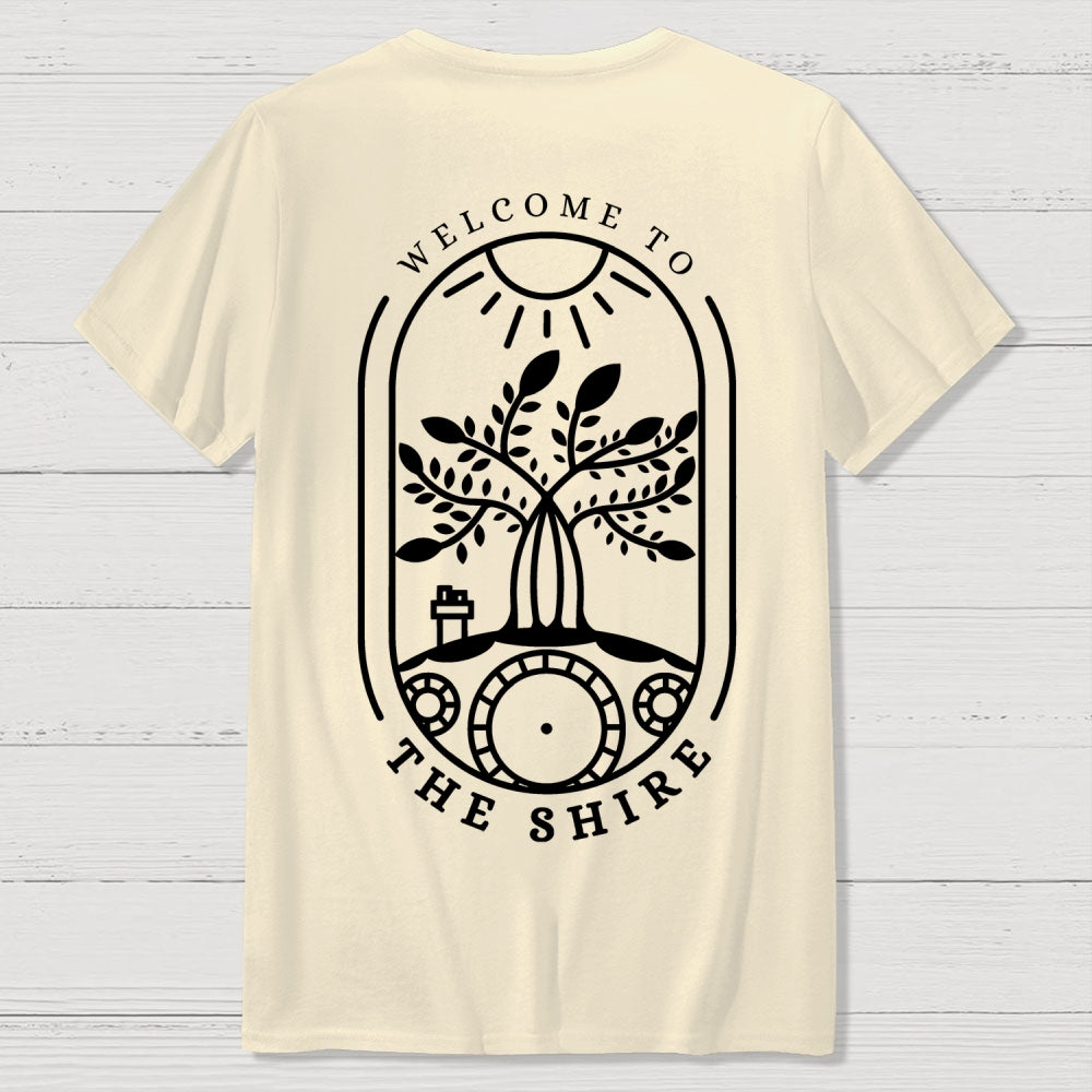 Shire Shirt Lord of Hobbiton Front And Back Printing  T-Shirt