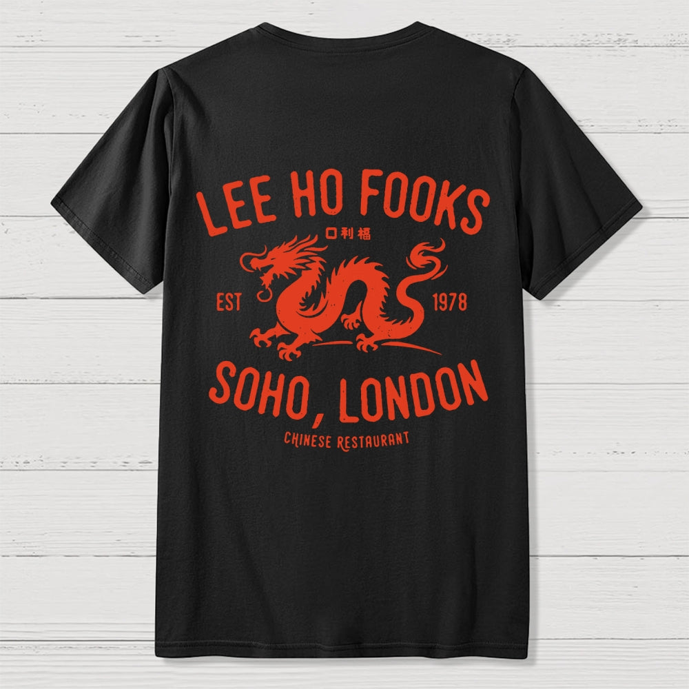 Lee Ho Fooks Vintage Resto Back Printing  T-Shirt
