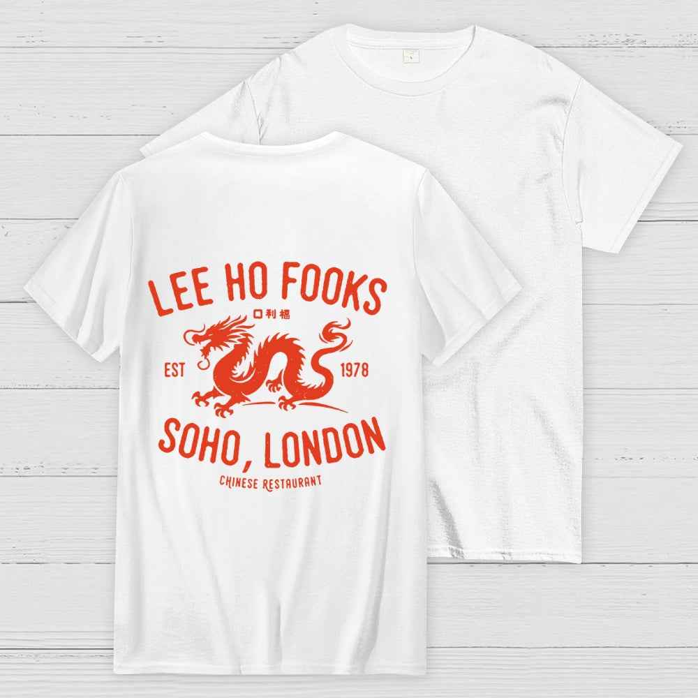 Lee Ho Fooks Vintage Resto Back Printing  T-Shirt