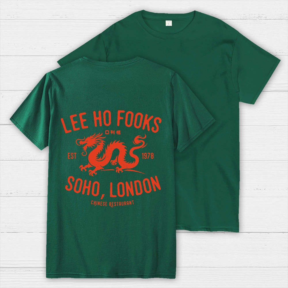 Lee Ho Fooks Vintage Resto Back Printing  T-Shirt