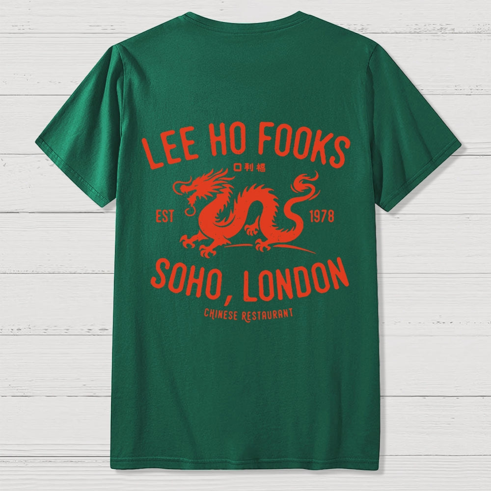 Lee Ho Fooks Vintage Resto Back Printing  T-Shirt