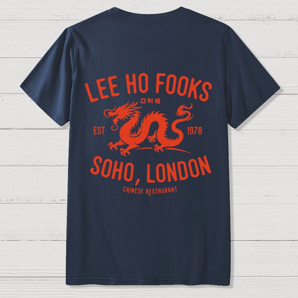 Lee Ho Fooks Vintage Resto Back Printing  T-Shirt