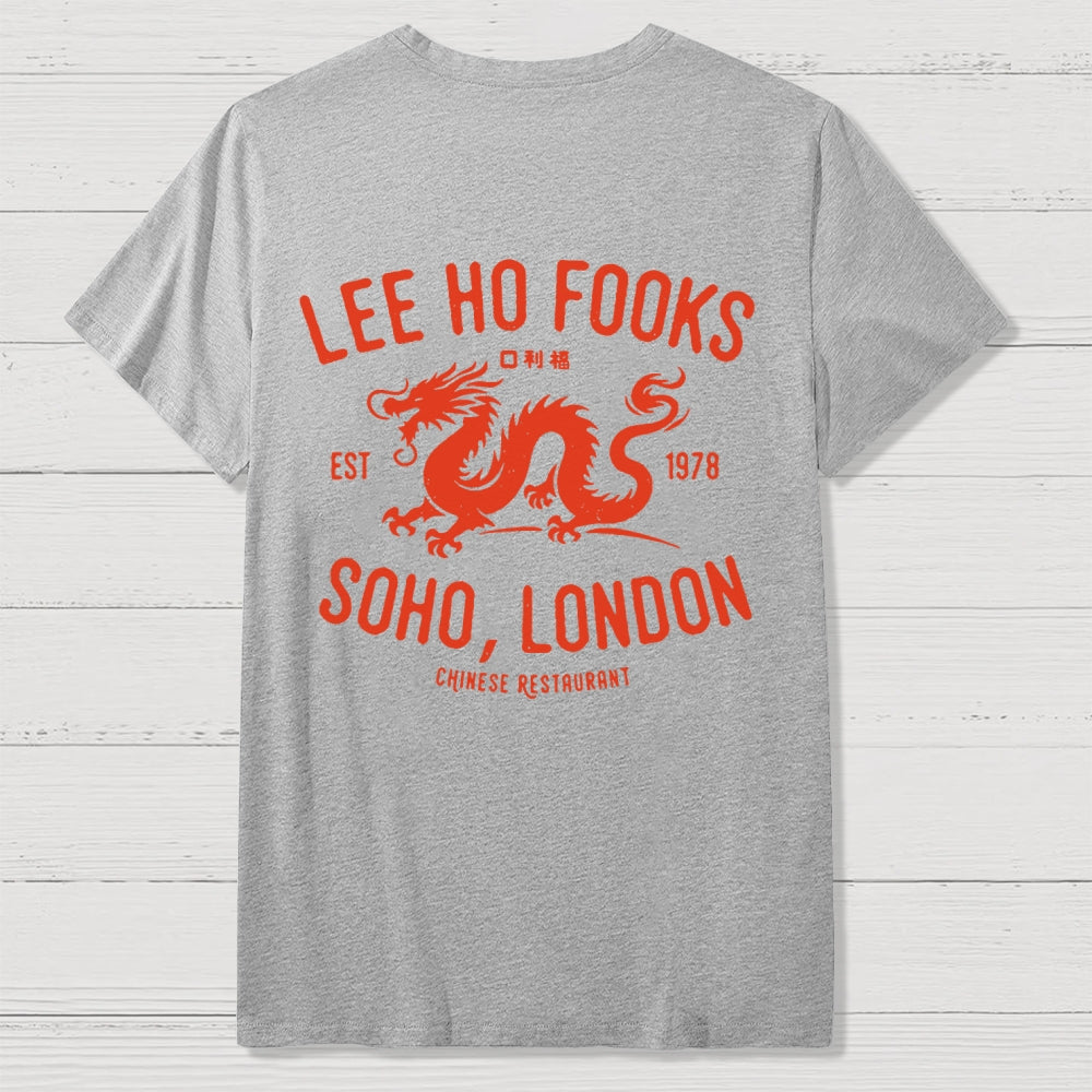 Lee Ho Fooks Vintage Resto Back Printing  T-Shirt