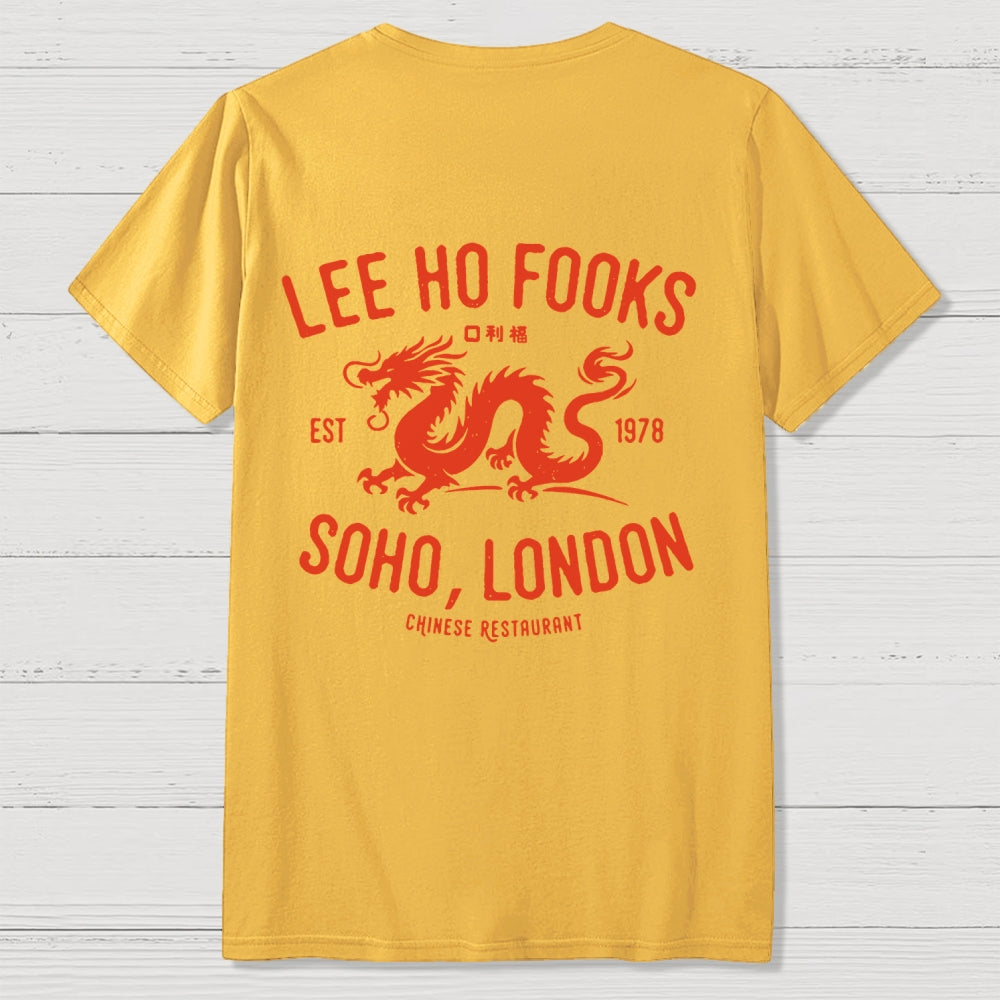 Lee Ho Fooks Vintage Resto Back Printing  T-Shirt