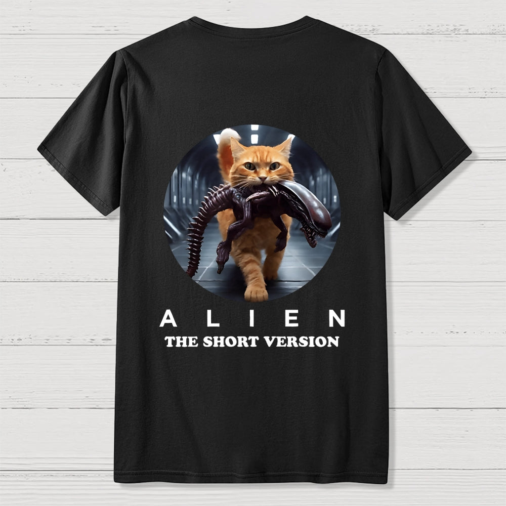 Alien The Short Version  Back Printing  T-Shirt