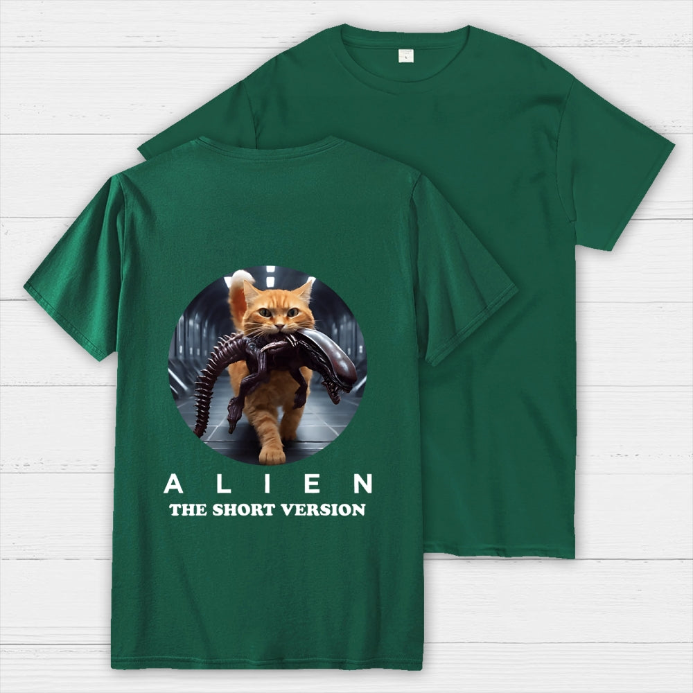 Alien The Short Version  Back Printing  T-Shirt