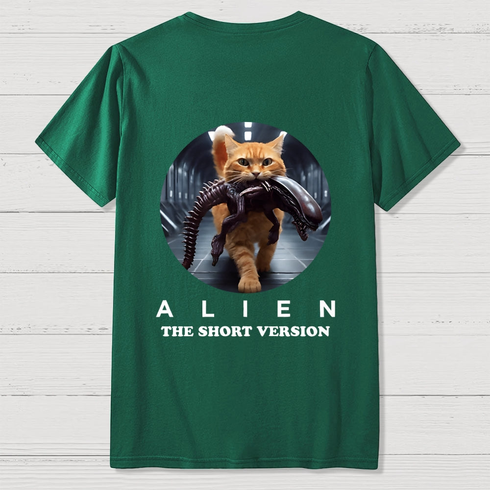 Alien The Short Version  Back Printing  T-Shirt