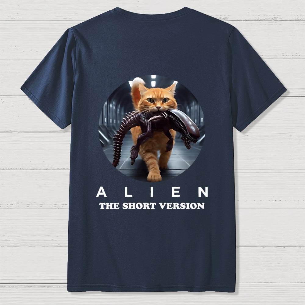 Alien The Short Version  Back Printing  T-Shirt