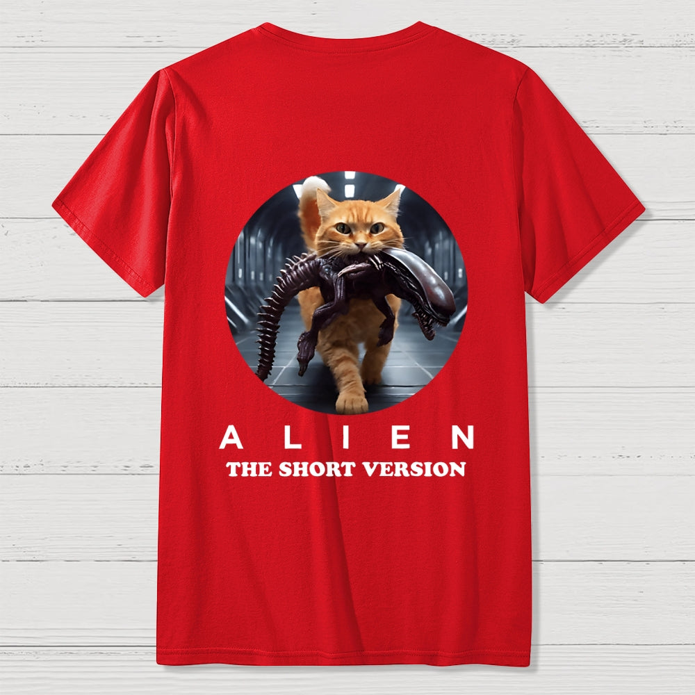 Alien The Short Version  Back Printing  T-Shirt