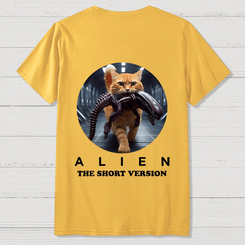 Alien The Short Version  Back Printing  T-Shirt