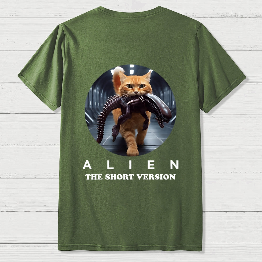 Alien The Short Version  Back Printing  T-Shirt