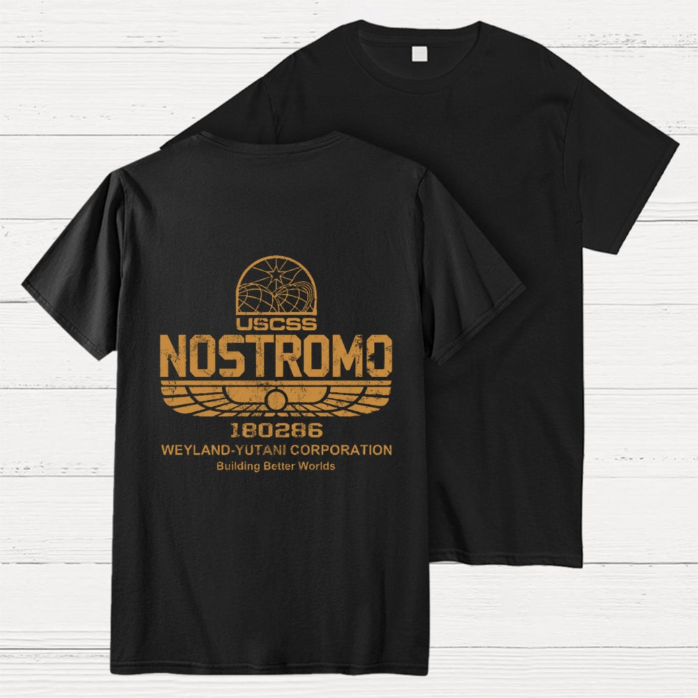 Nostromo Front And Back Printing  T-Shirt