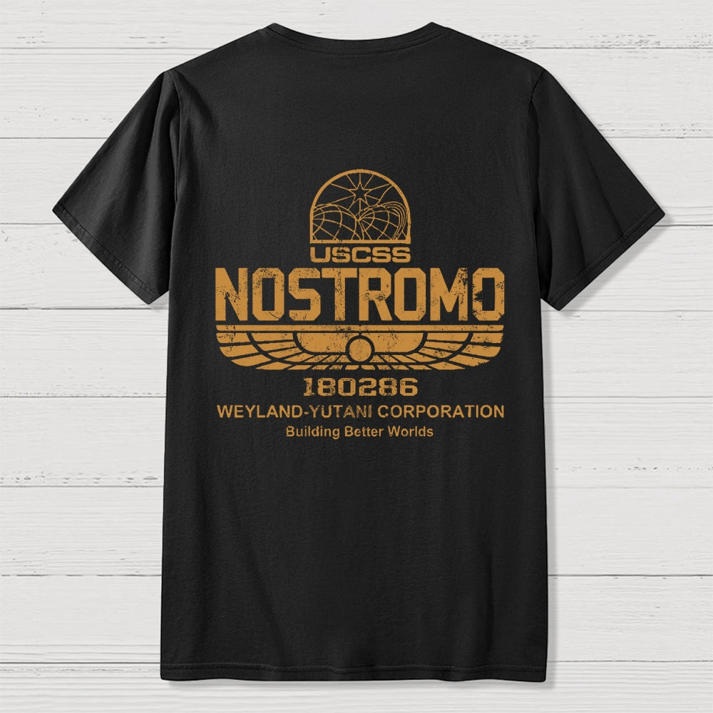 Nostromo Front And Back Printing  T-Shirt