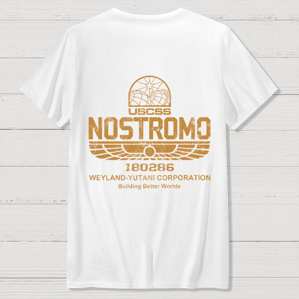 Nostromo Front And Back Printing  T-Shirt