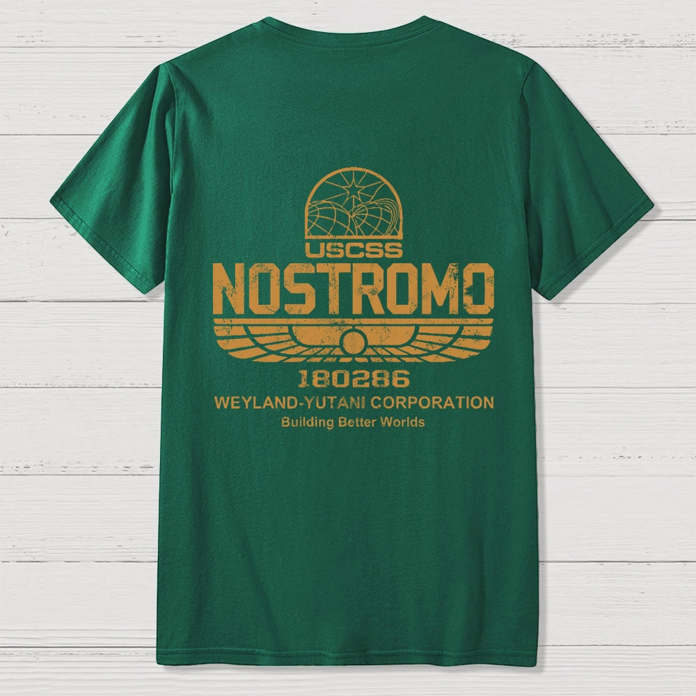 Nostromo Front And Back Printing  T-Shirt