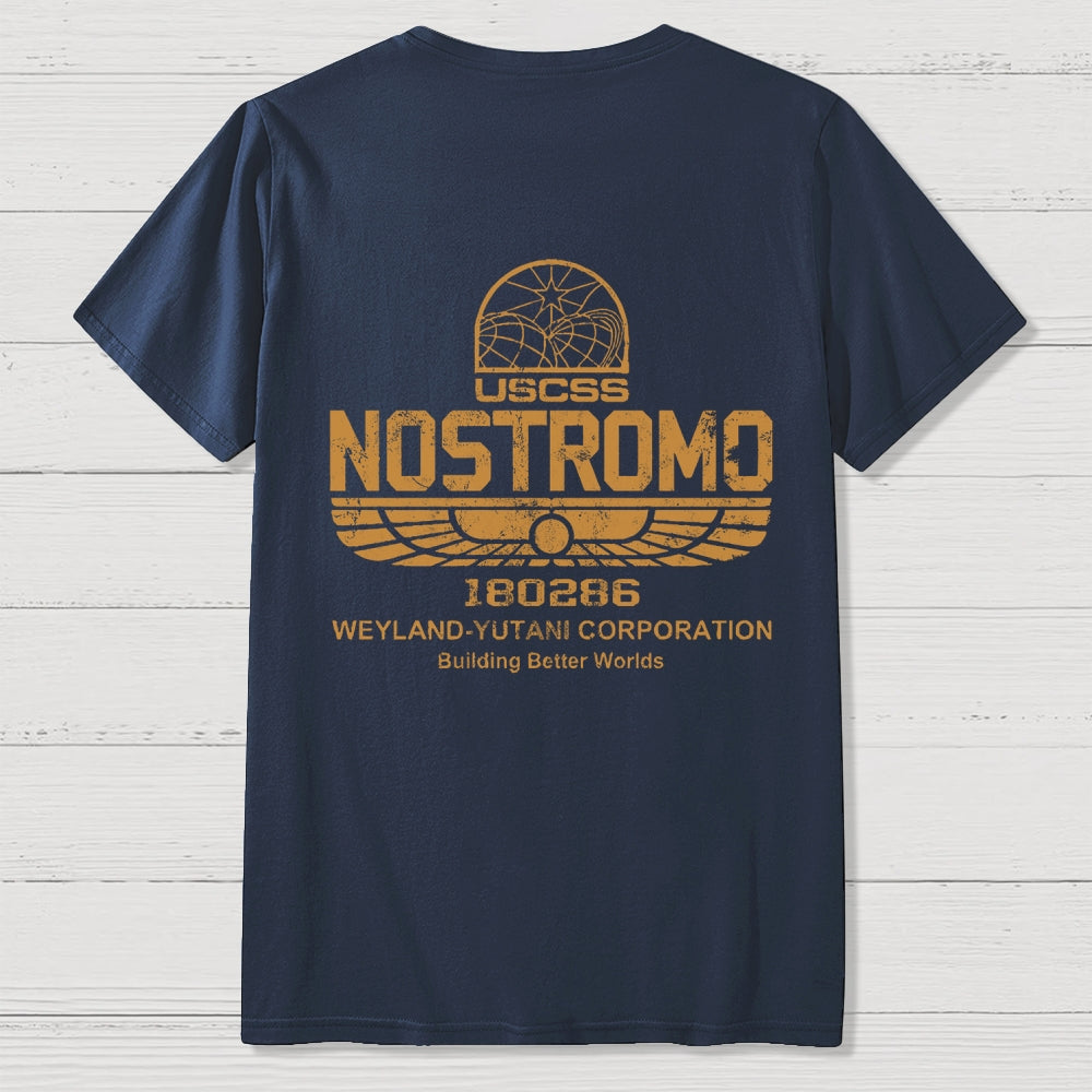 Nostromo Front And Back Printing  T-Shirt