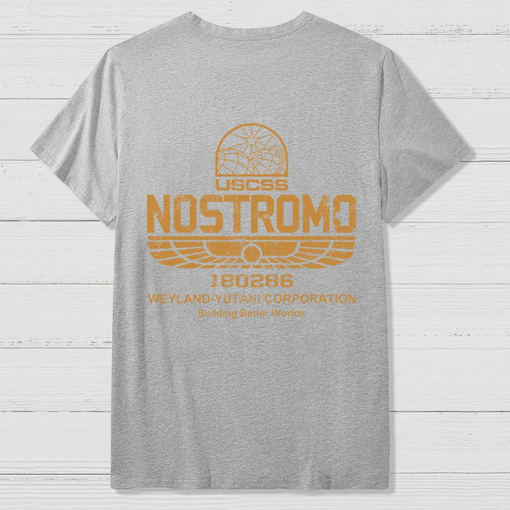 Nostromo Front And Back Printing  T-Shirt