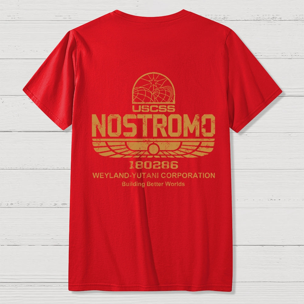 Nostromo Front And Back Printing  T-Shirt