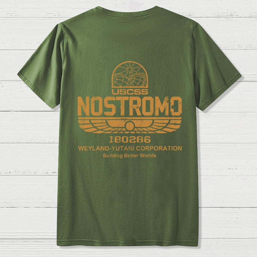 Nostromo Front And Back Printing  T-Shirt