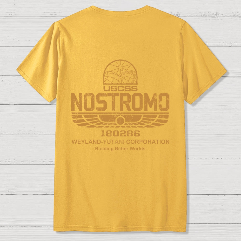 Nostromo Front And Back Printing  T-Shirt
