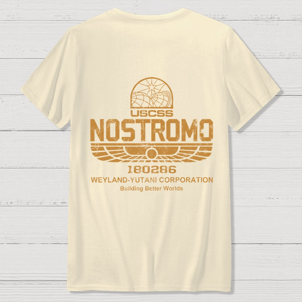 Nostromo Front And Back Printing  T-Shirt