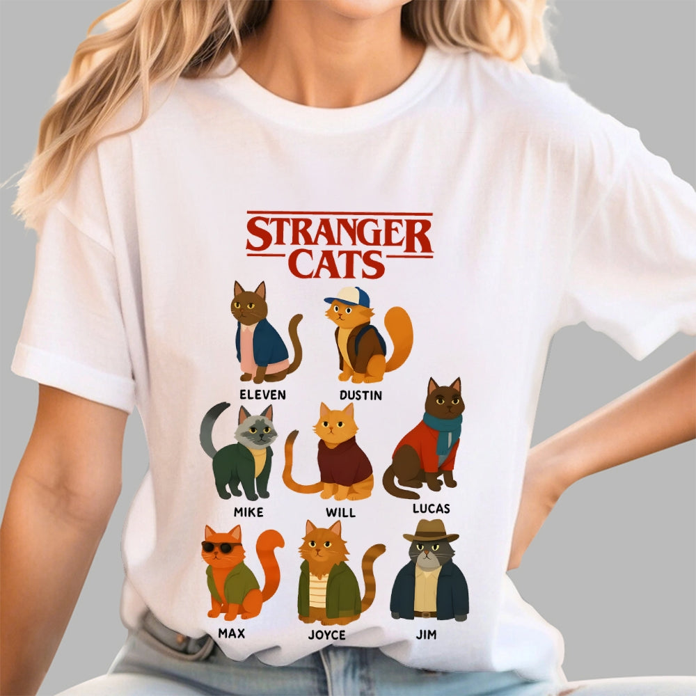 Stranger Things Cats  T-Shirt