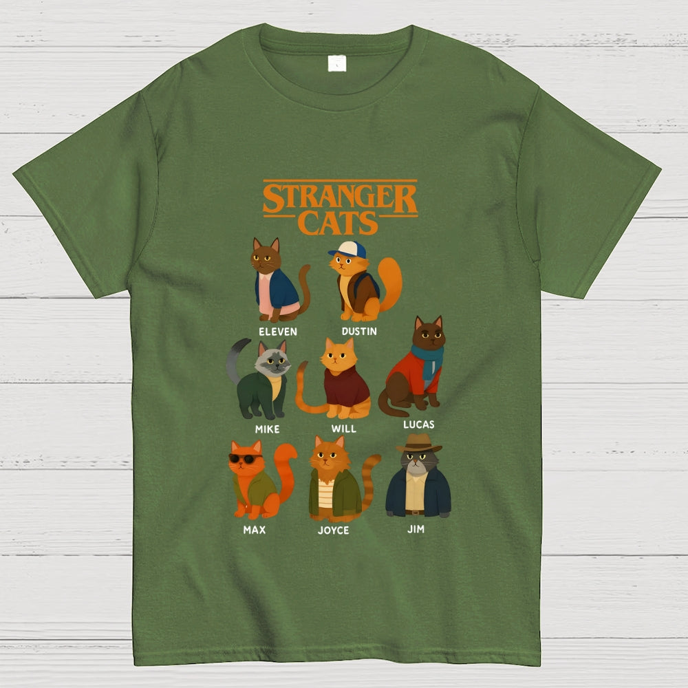 Stranger Things Cats  T-Shirt