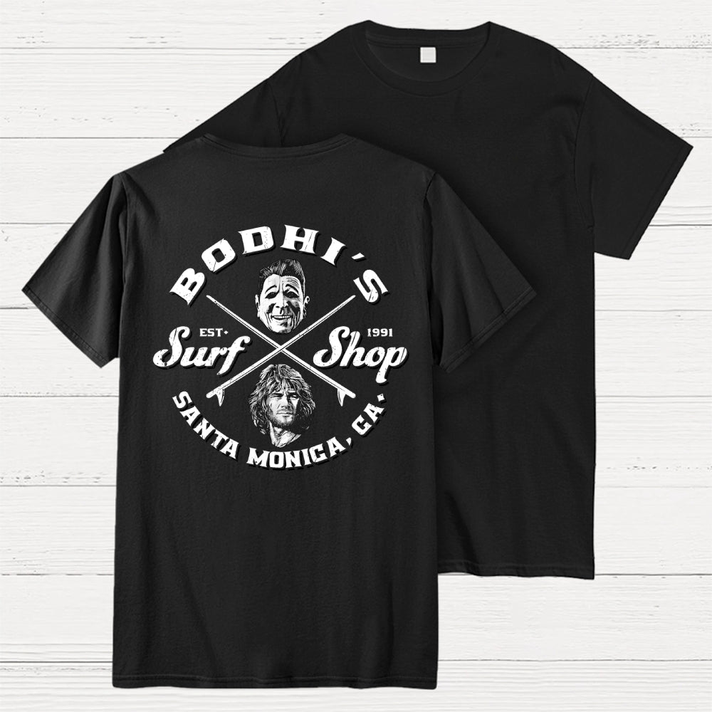 Bodhi's Surf Shop Back-Printed  T-Shirt