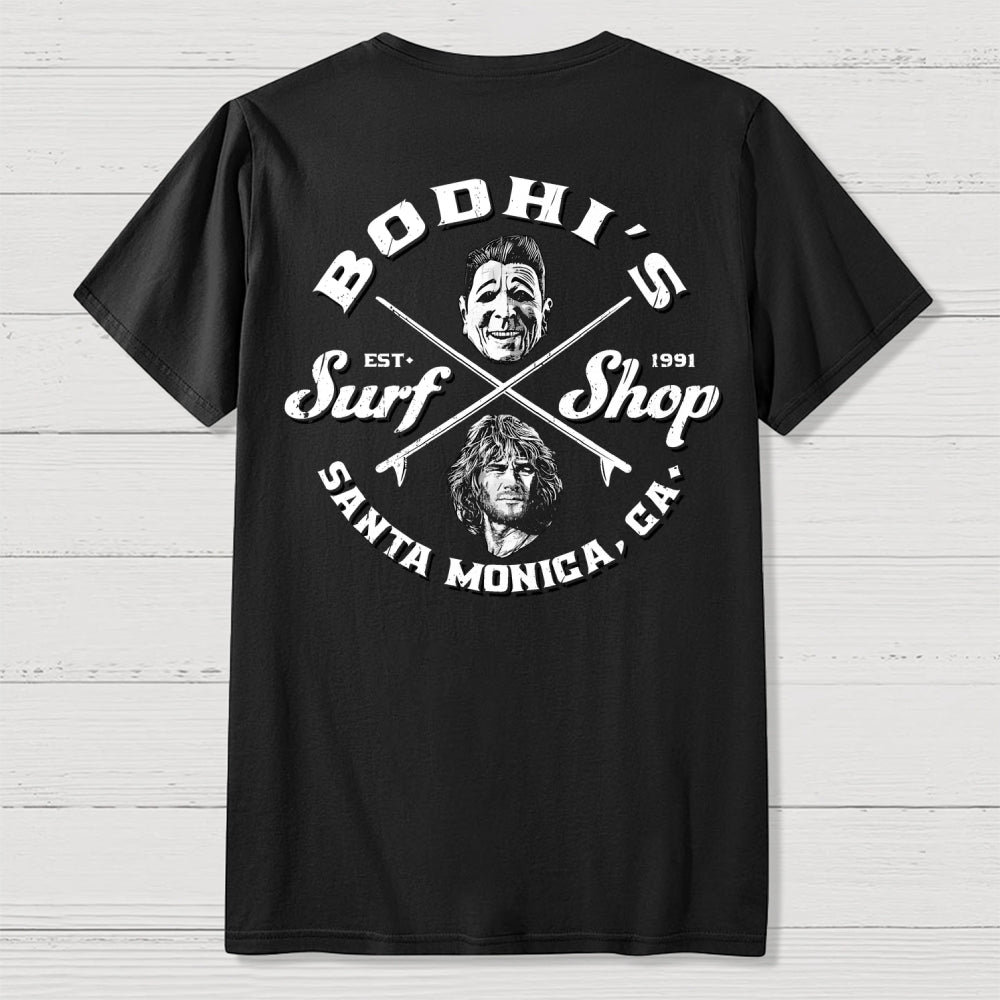 Bodhi's Surf Shop Back-Printed  T-Shirt