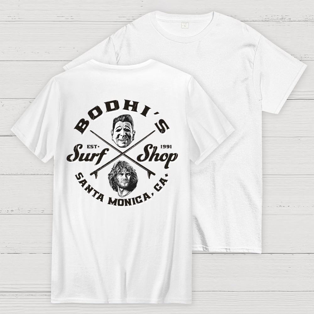 Bodhi's Surf Shop Back-Printed  T-Shirt