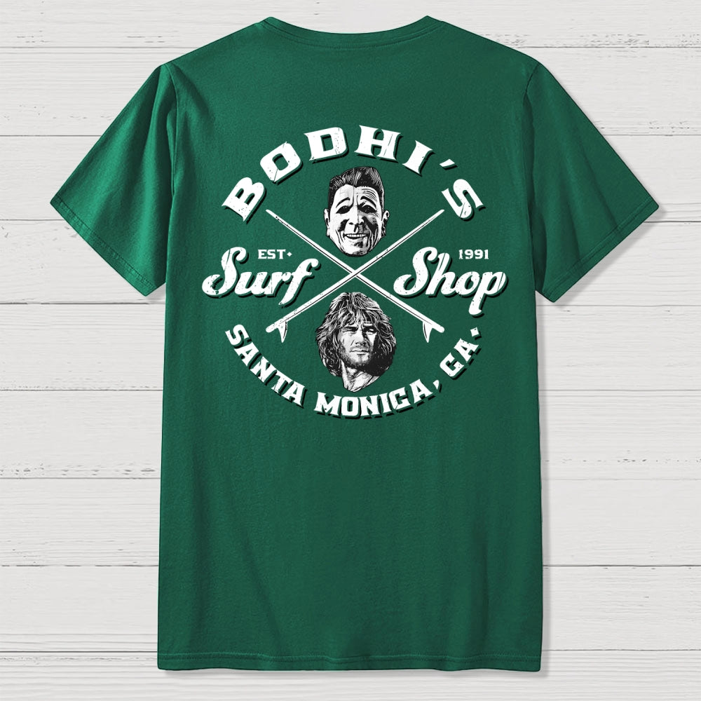 Bodhi's Surf Shop Back-Printed  T-Shirt