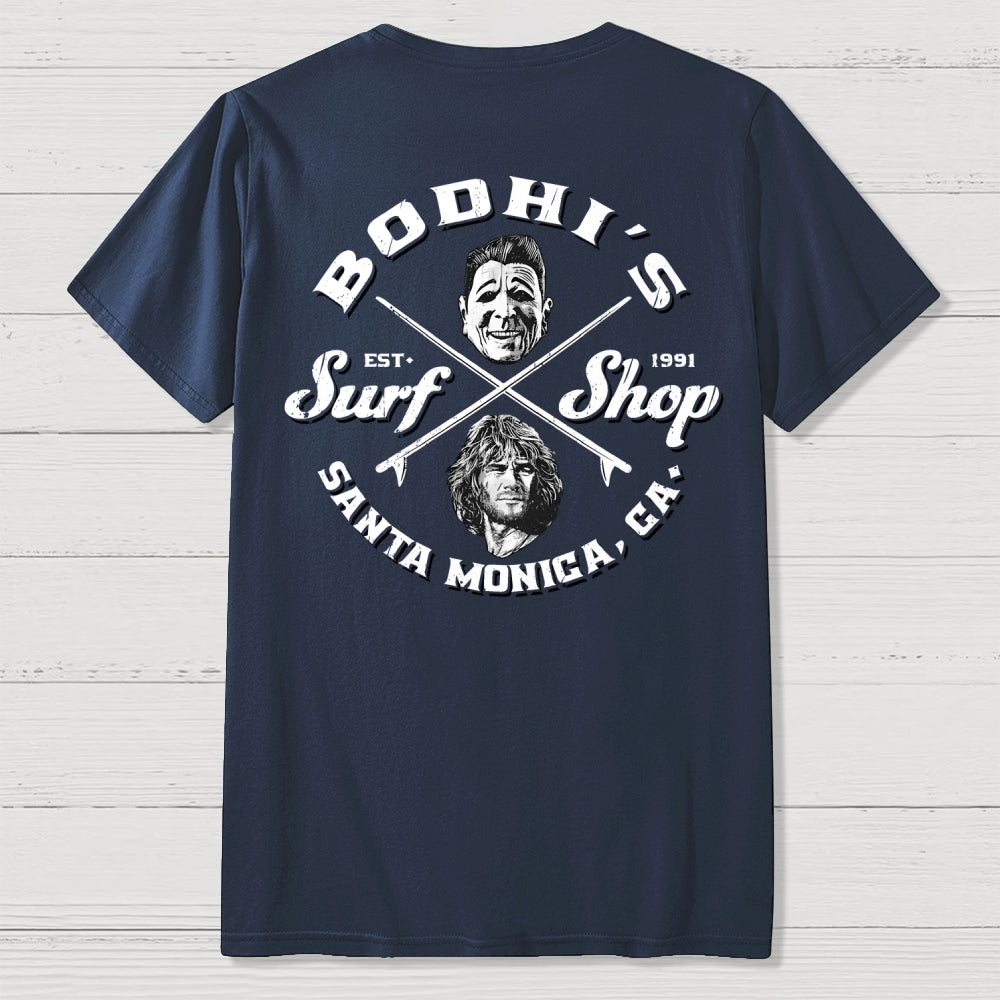 Bodhi's Surf Shop Back-Printed  T-Shirt