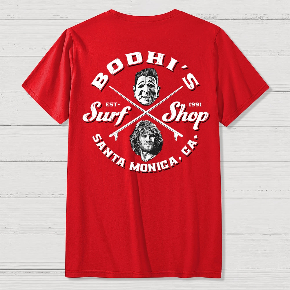 Bodhi's Surf Shop Back-Printed  T-Shirt