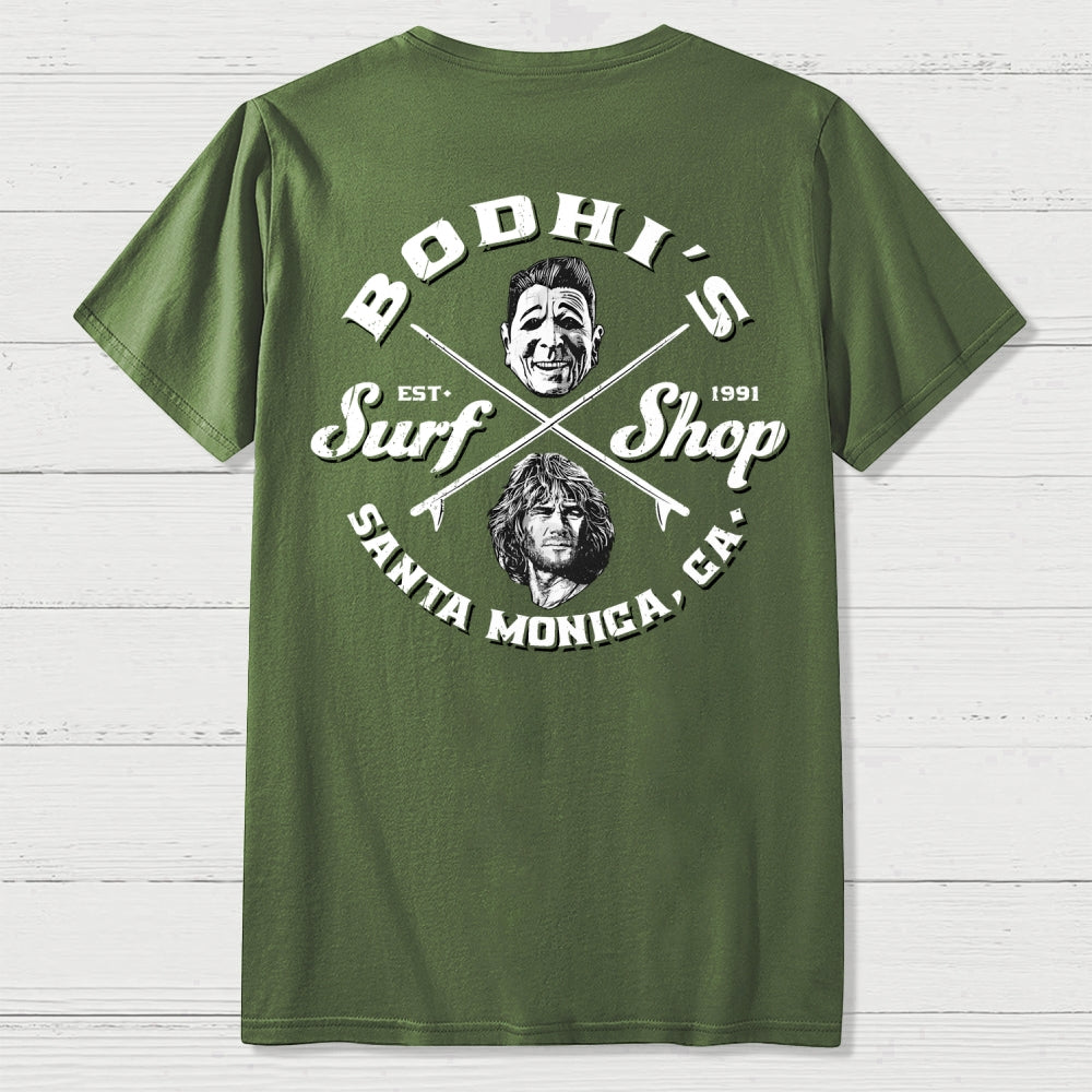 Bodhi's Surf Shop Back-Printed  T-Shirt