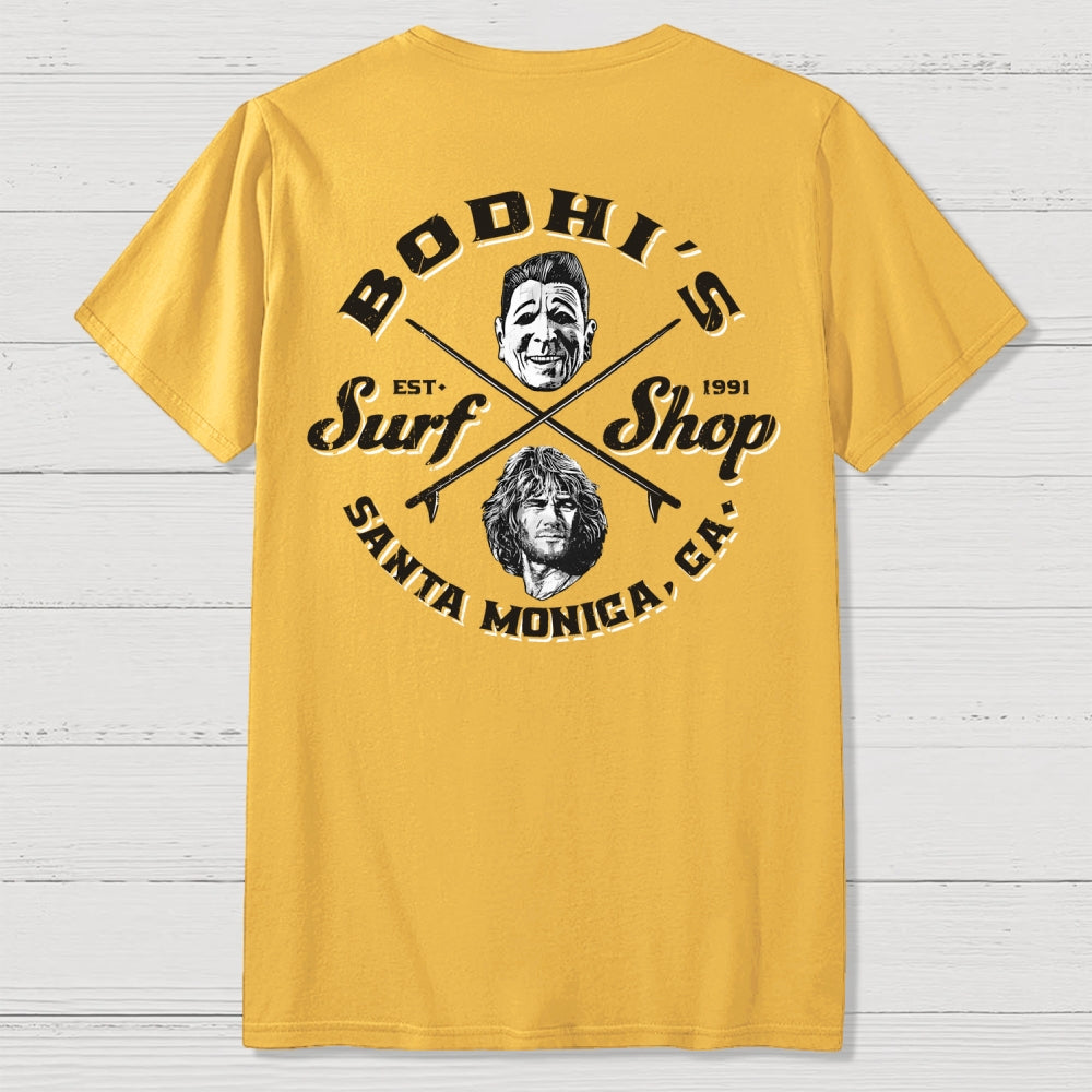 Bodhi's Surf Shop Back-Printed  T-Shirt
