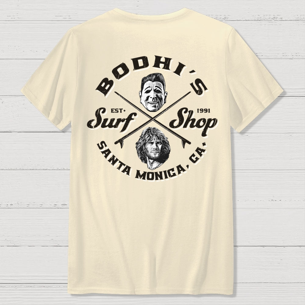 Bodhi's Surf Shop Back-Printed  T-Shirt