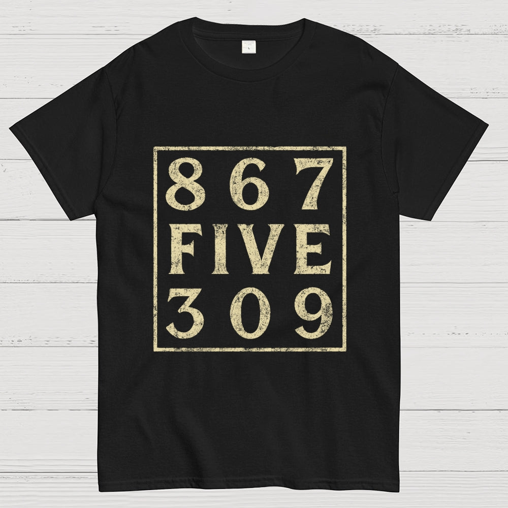 Music 867 Five 309 80S Pop Music  T-Shirt