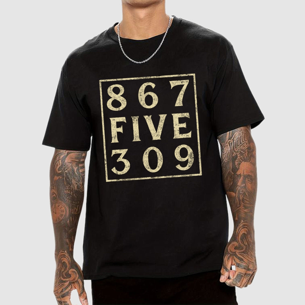 Music 867 Five 309 80S Pop Music  T-Shirt