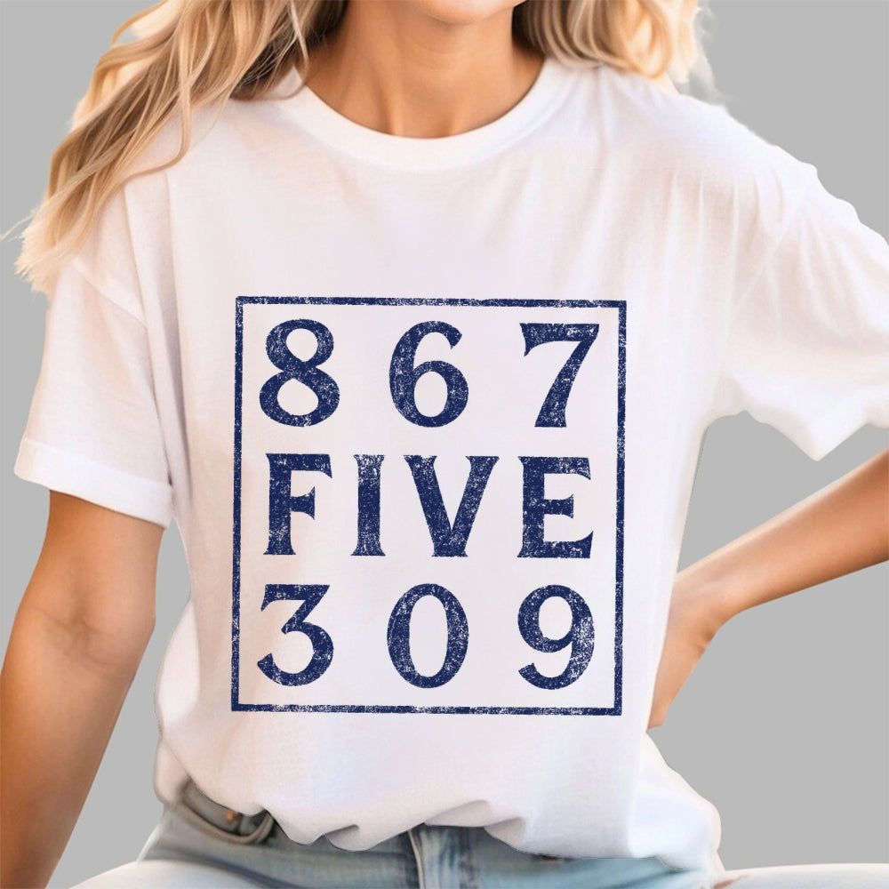 Music 867 Five 309 80S Pop Music  T-Shirt