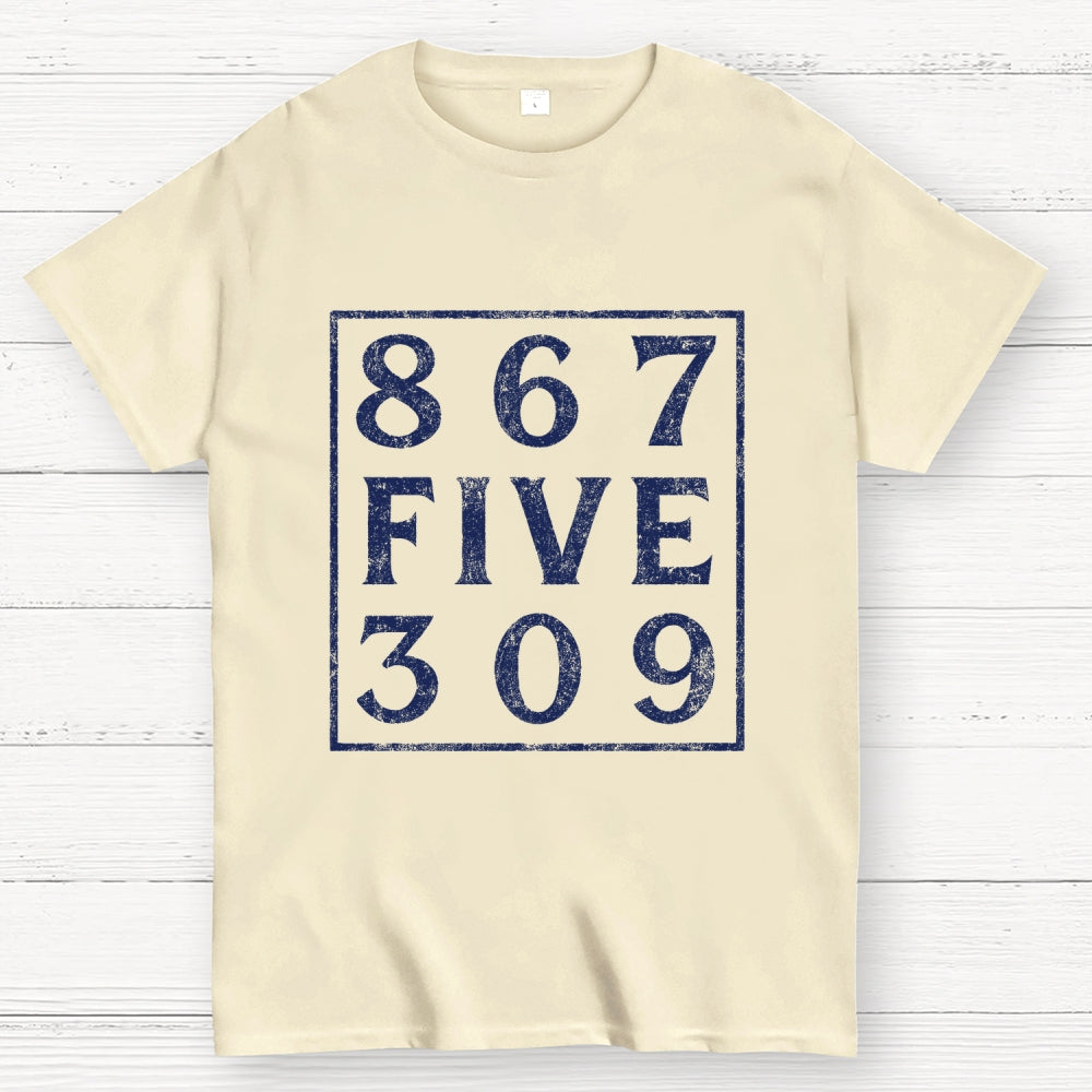 Music 867 Five 309 80S Pop Music  T-Shirt