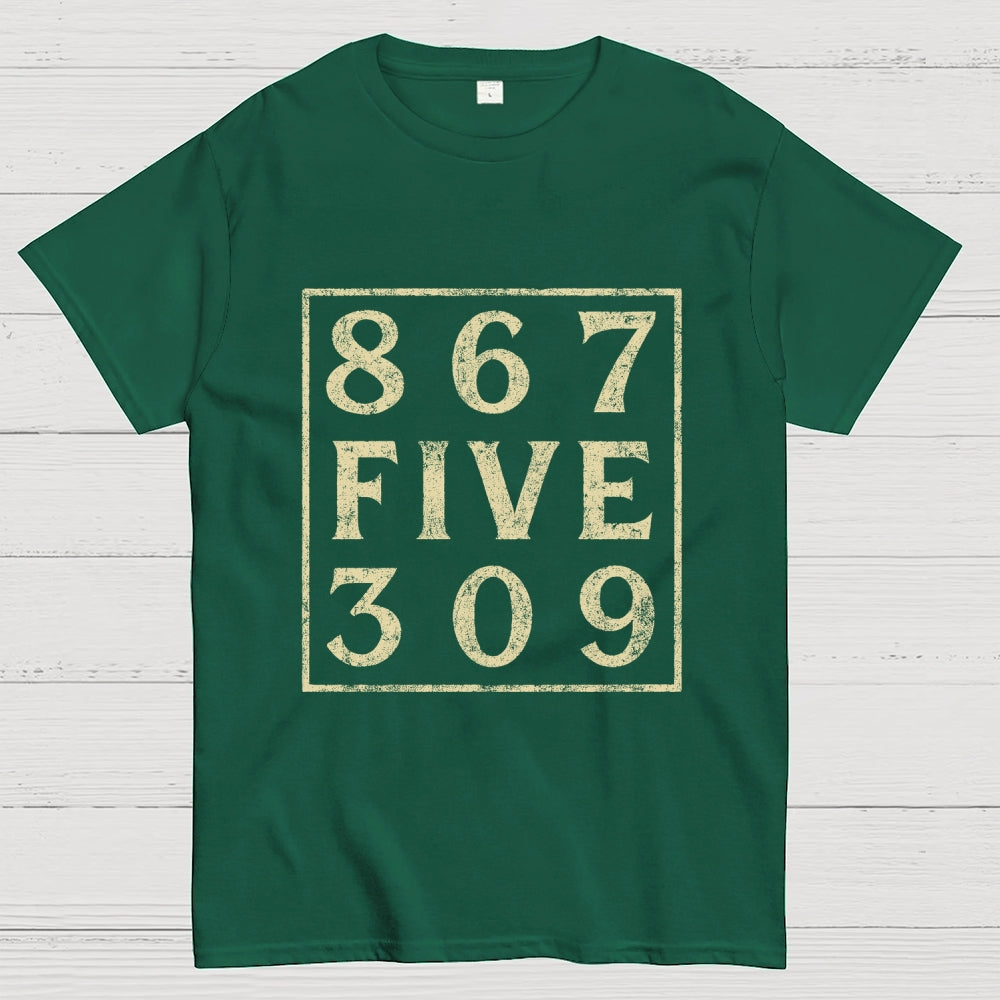 Music 867 Five 309 80S Pop Music  T-Shirt