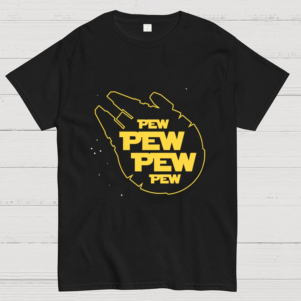Pew Pew Starship  T-Shirt