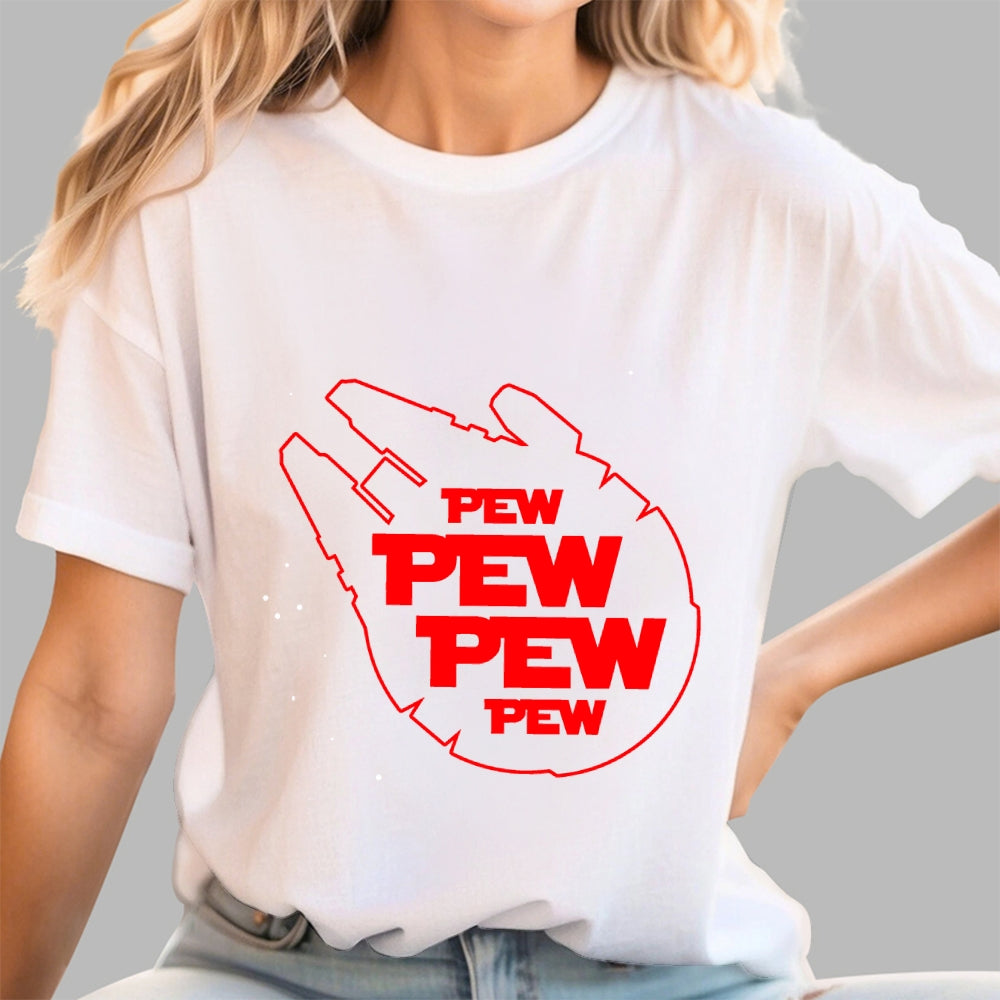 Pew Pew Starship  T-Shirt